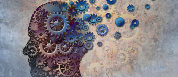 Graphic showing head of cogs