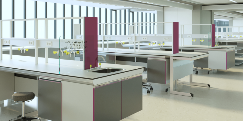 An artist's impression of the finished Faculty of Biological Sciences lab