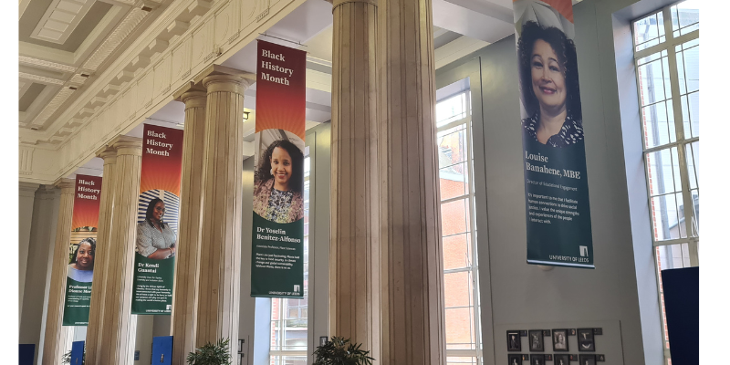 New banners unveiled at Parkinson Court South for Black History Month 