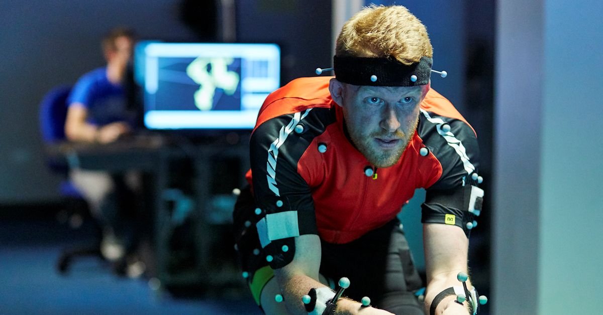 A man using exercise training equipment at the University of Leeds