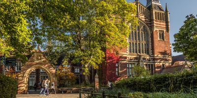 University of Leeds, Baines Wing pictured in Summer