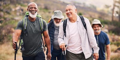 Older men walking