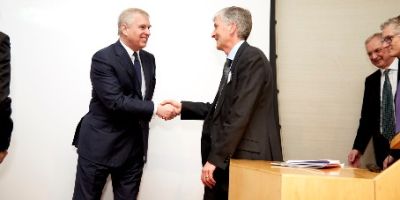 The award was presented by Prince Andrew at the Royal Society on 20th March.