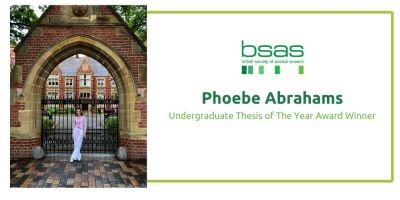 BSAS Undergraduate Thesis of The Year Award’