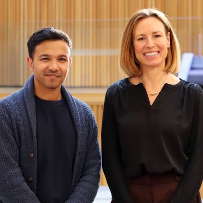 Dane Vishnubala and Camilla Nykjaer