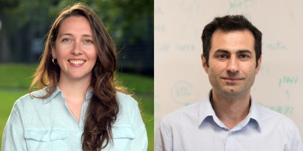 Dr Helen Foster and Professor Elton Zeqiraj smile at the camera.