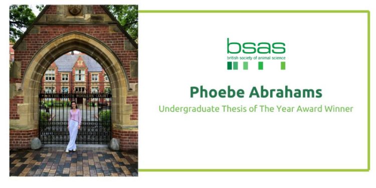 BSAS Undergraduate Thesis of The Year Award